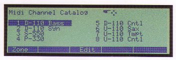 MIDI Channel Catalog
