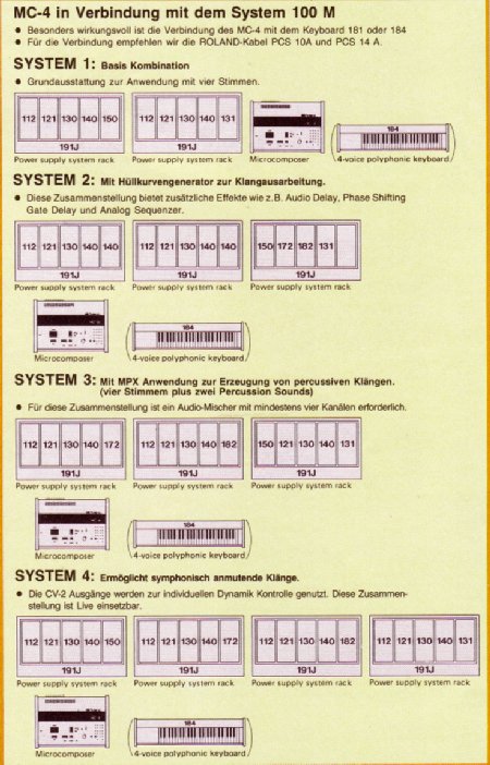 MC-4 mit System-100M